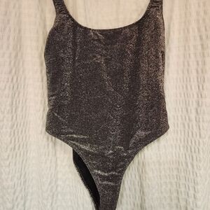 Forever 21 Glittery Black Swimsuit- NWOT-Large